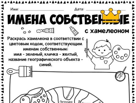Имена собственные с хамелеоном